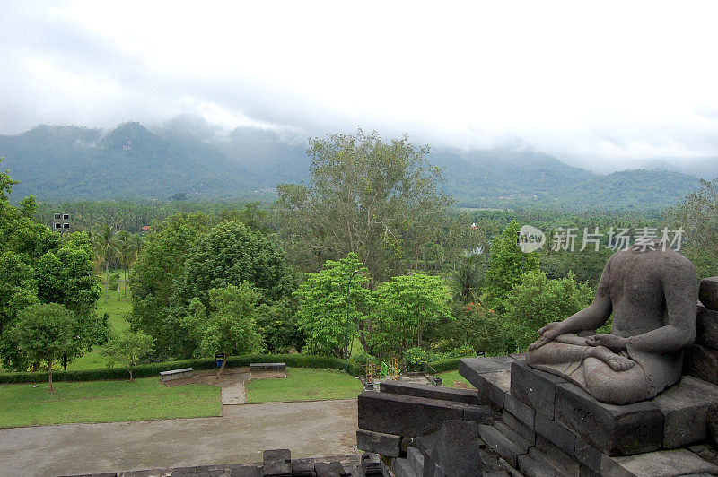 婆罗浮屠寺，印度尼西亚