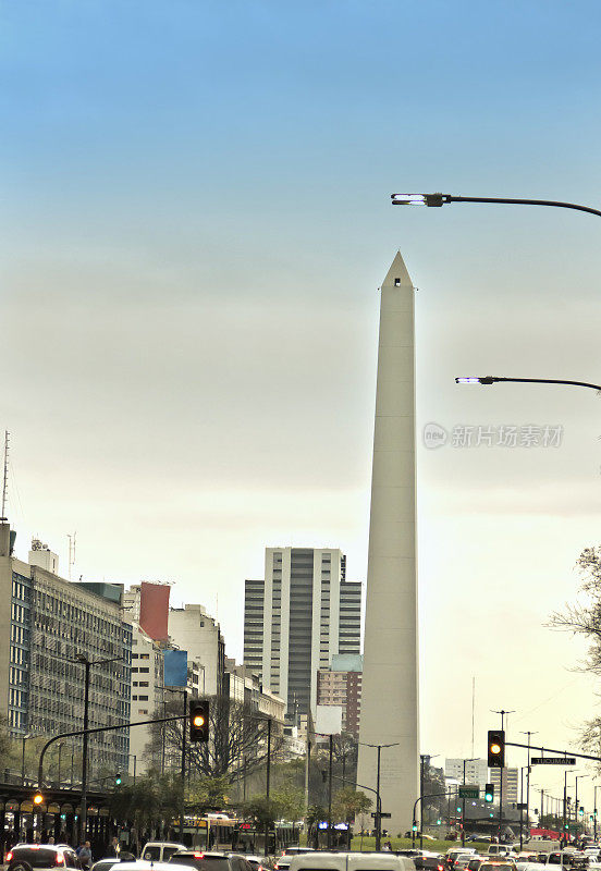 方尖碑。布宜诺斯艾利斯