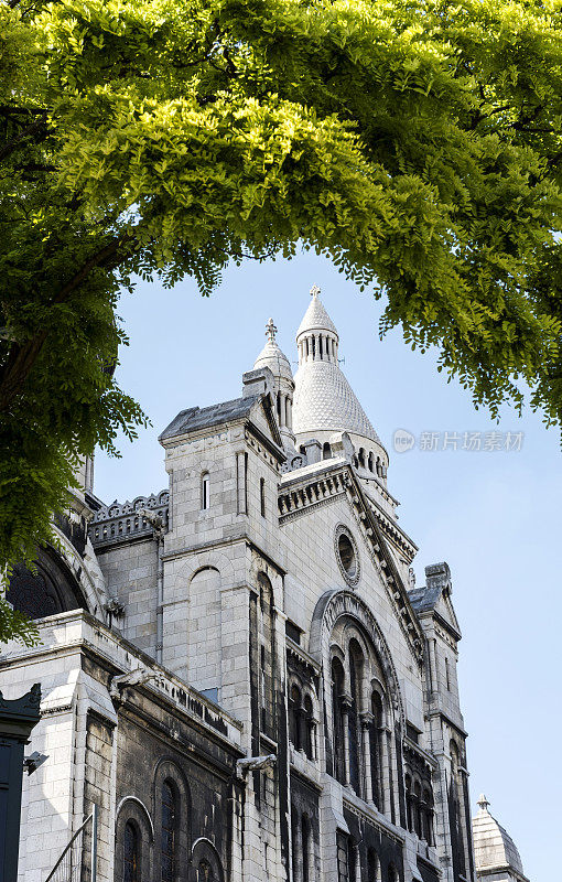 法国巴黎蒙马特的圣心大教堂