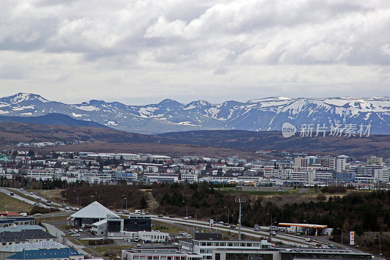 冰岛:雷克雅未克全景图