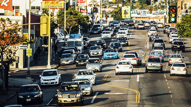 洛杉矶的交通。