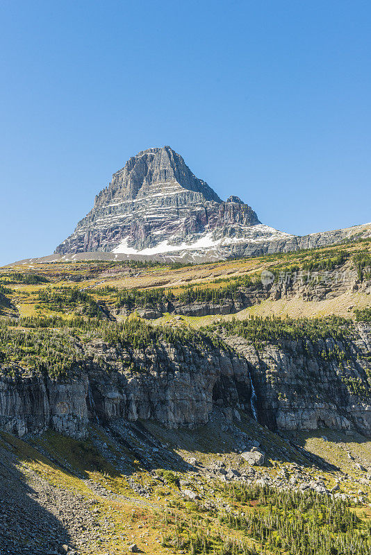 冰川国家公园蒙大拿州风景名胜区山地风景旅游目的地美国