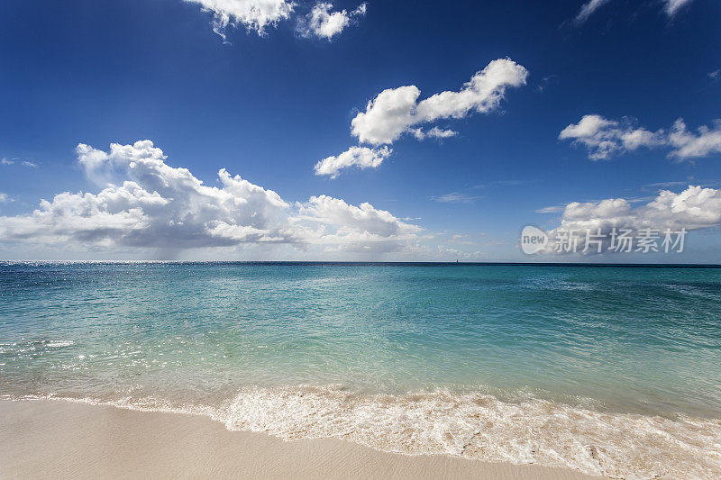 加勒比海白沙海滩