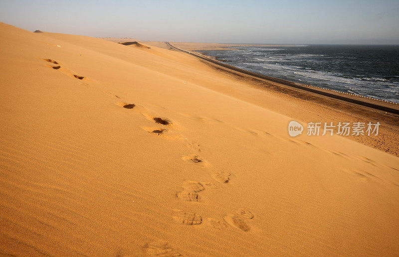 海岸线上的沙漠