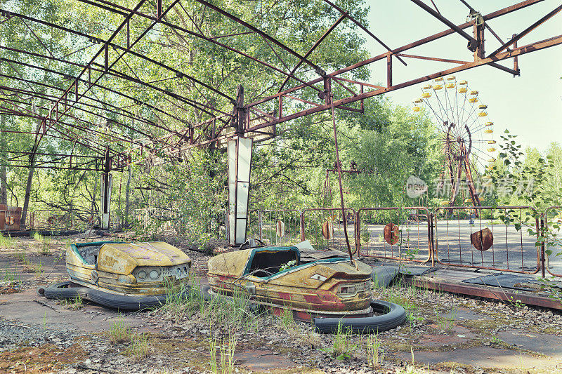 废弃的普里皮亚季游乐园，乌克兰
