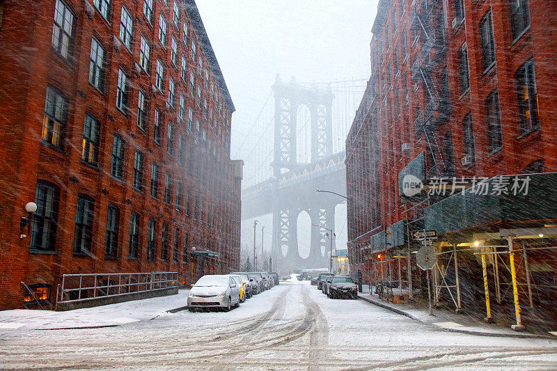 纽约布鲁克林的冬天