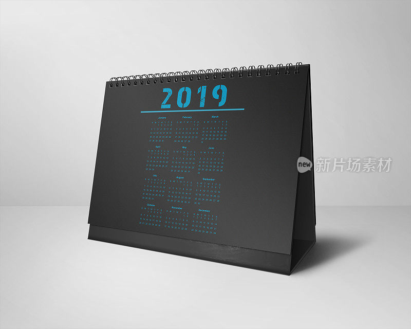 桌面日历设计2019所有月
