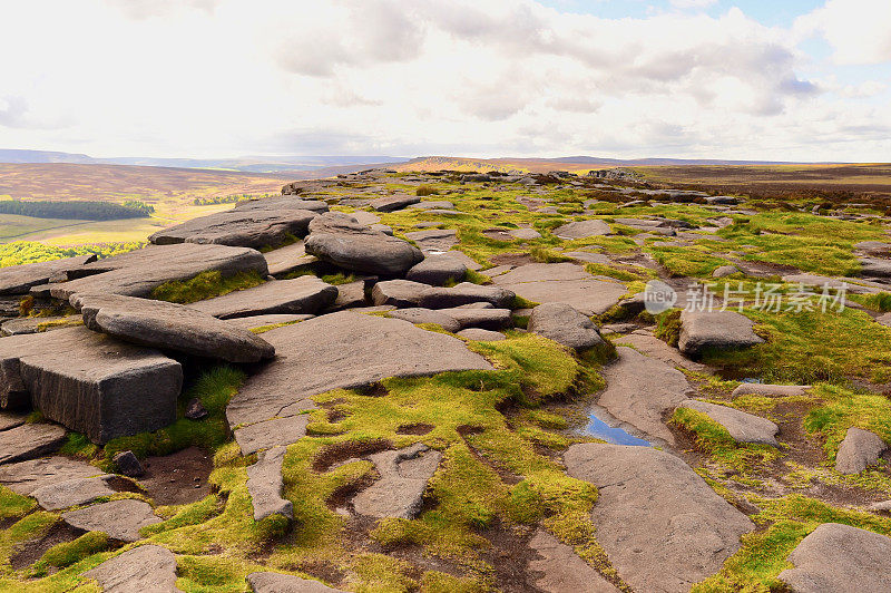 Stanage边缘,英格兰