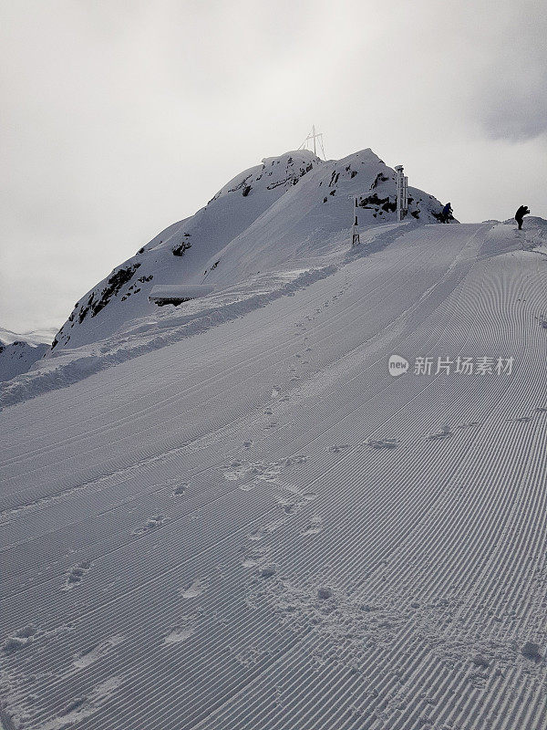 欧洲阿尔卑斯山的滑雪运动胜地