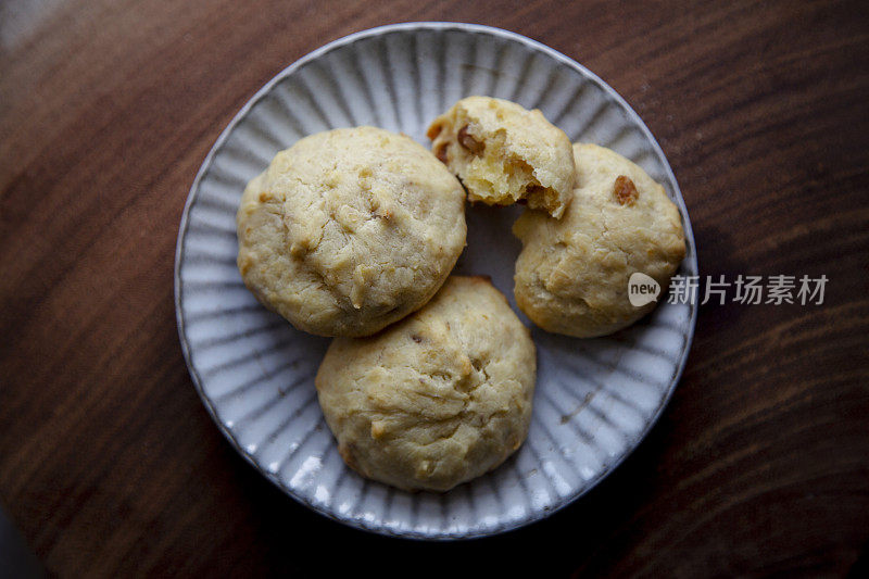 家里烤核桃饼干