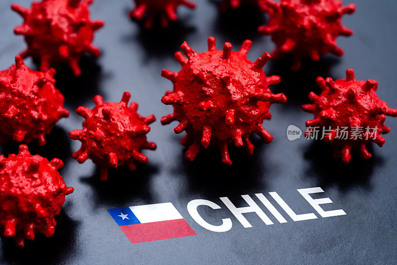 概念智利被冠状病毒部队袭击
