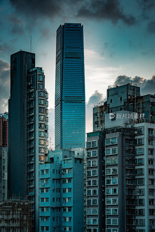 香港油麻地的住宅大厦