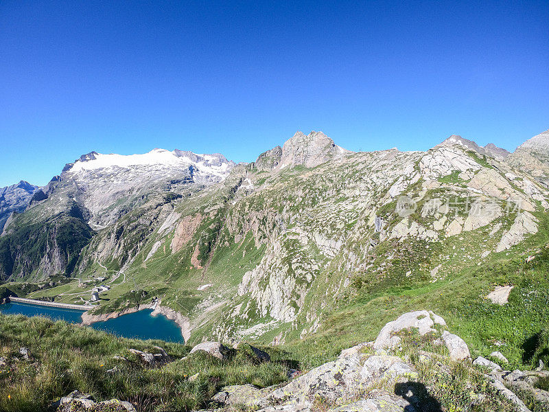 阿尔卑斯山风景在瑞士阿尔卑斯山