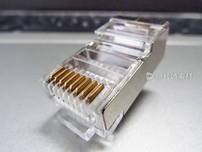 Rj45连接器，局域网网络连接器，网络连接插头