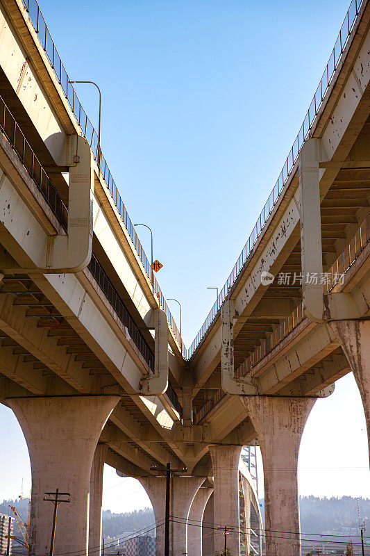 俄勒冈州波特兰市州际公路立交桥