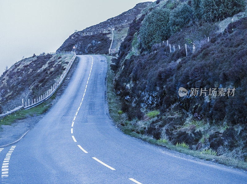 哈里斯岛的道路景观