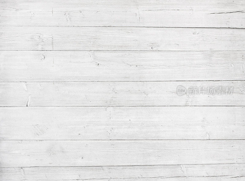 白色，灰色的木墙纹理，旧漆松木板