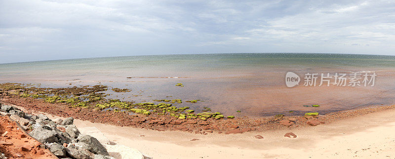 爱德华王子岛海滩全景