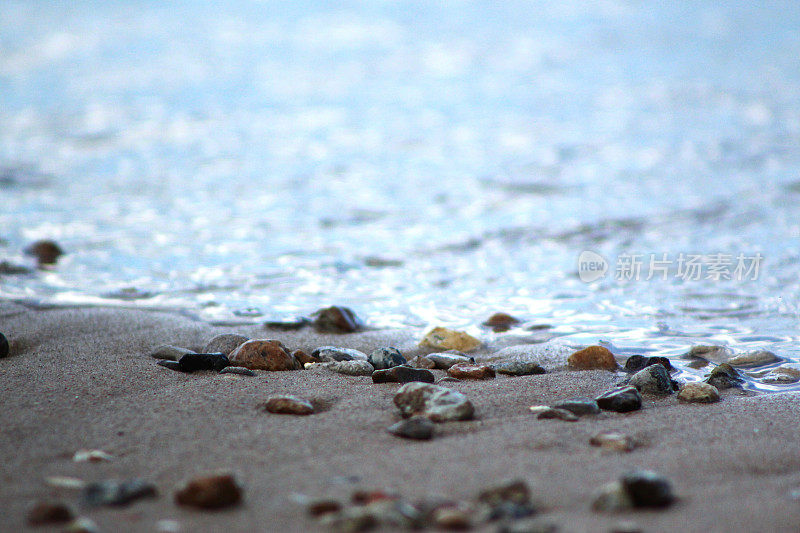 休伦湖沙滩卵石