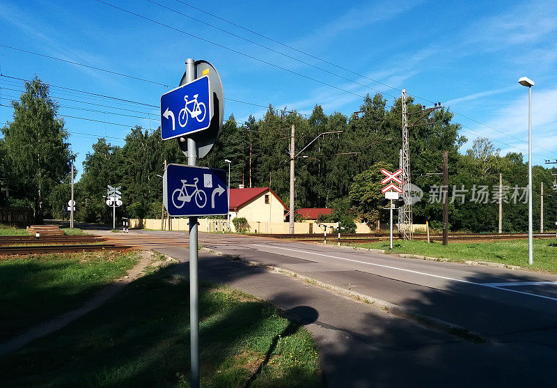 自行车路标