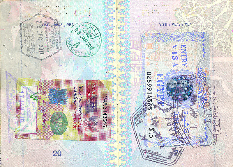 定期旅行的欧洲护照