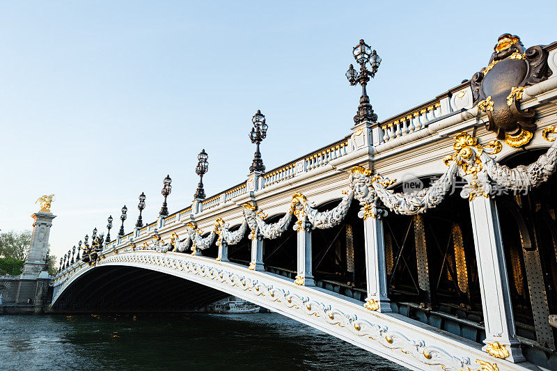 法国巴黎的亚历山大三世桥