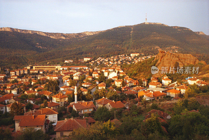 日落时的Belogradchik