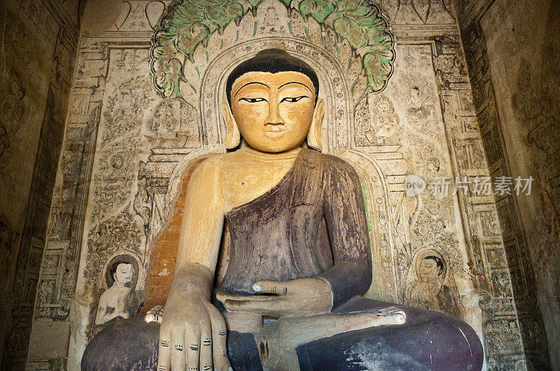 缅甸蒲甘的佛像