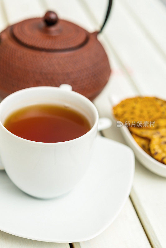 一杯茶和饼干