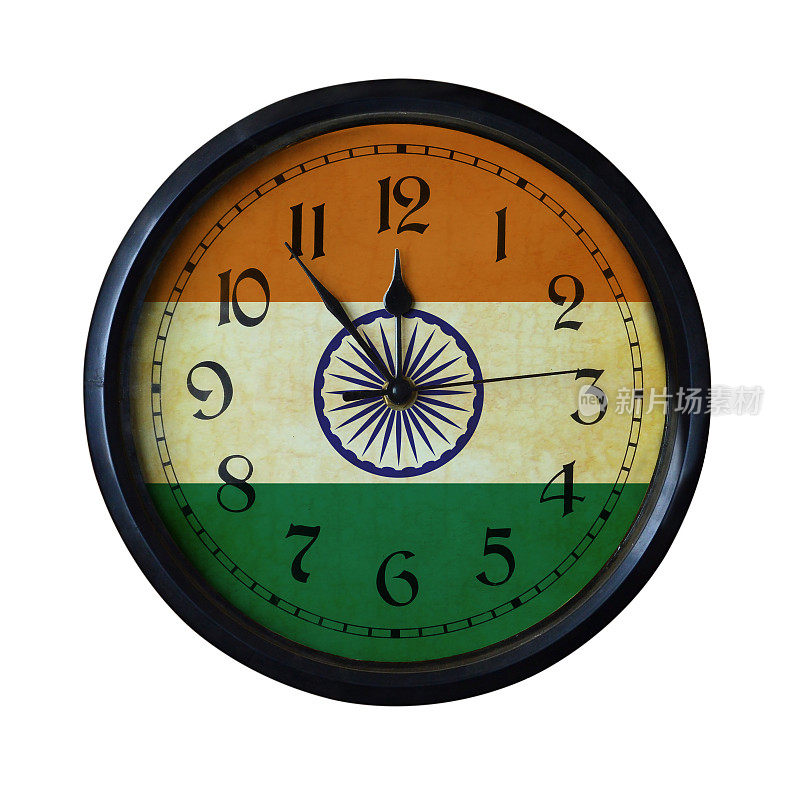 印度国旗挂钟-手表端口为同一系列
