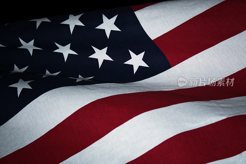 粗糙的纹理美国美国国旗背景