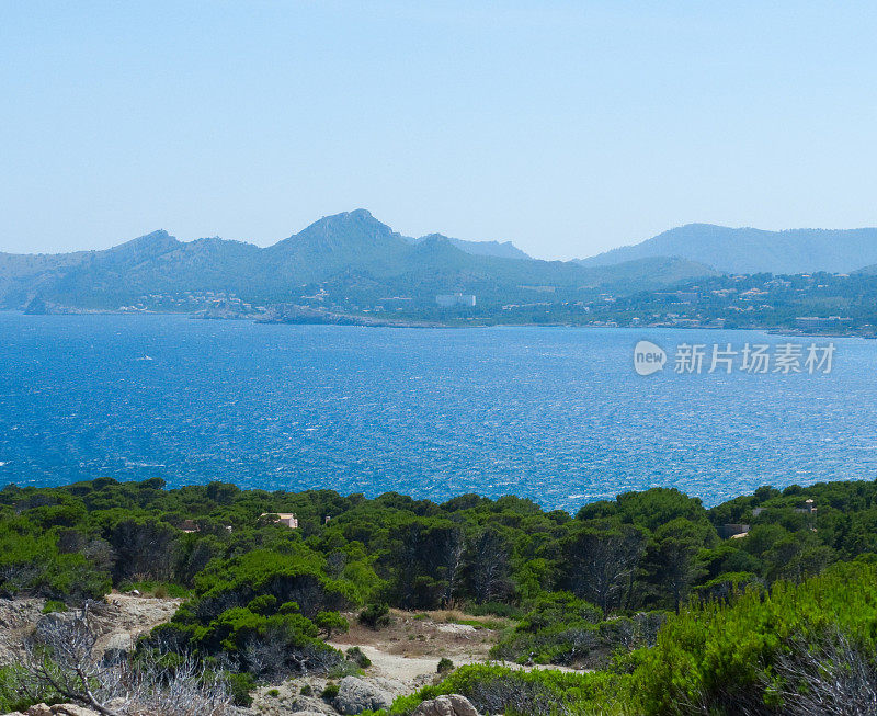 马略卡岛的海岸