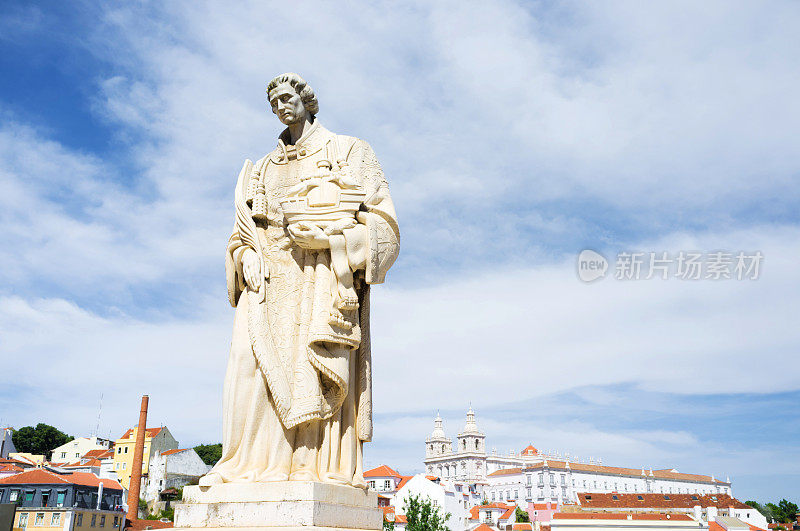 Alfama雕像-里斯本，葡萄牙