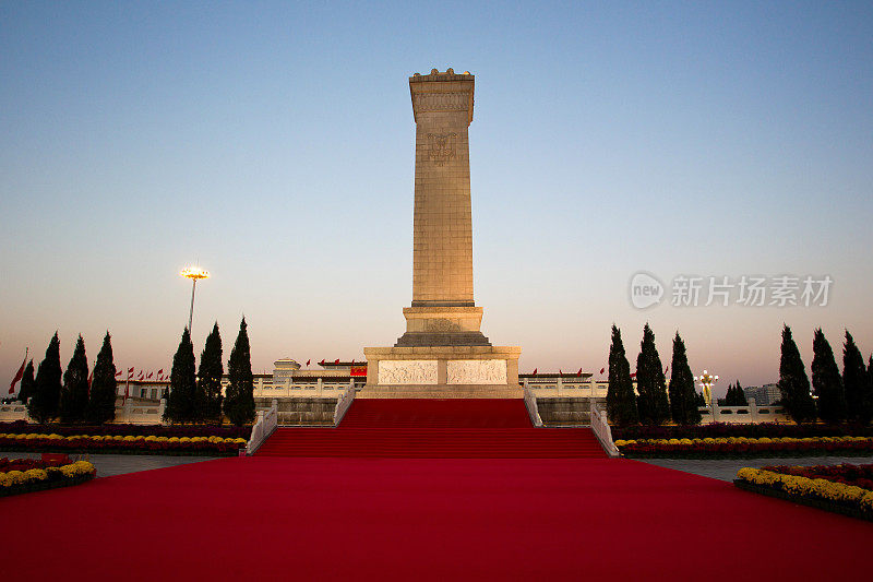 北京的中国纪念碑。