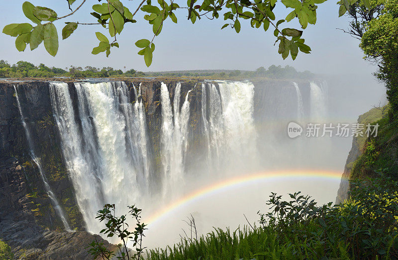 非洲津巴布韦的维多利亚瀑布