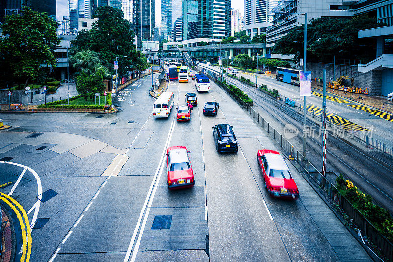 香港市区街景