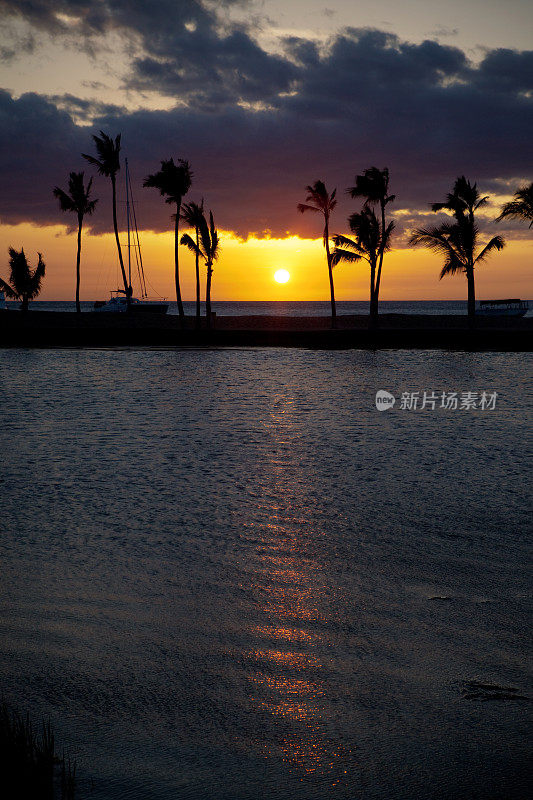 ʻAnaehoʻ奥马鲁海滩在Waikoloa，大岛夏威夷