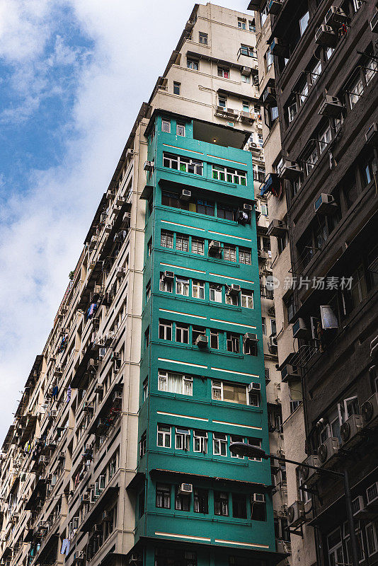 香港九龙半岛大角咀的住宅大厦