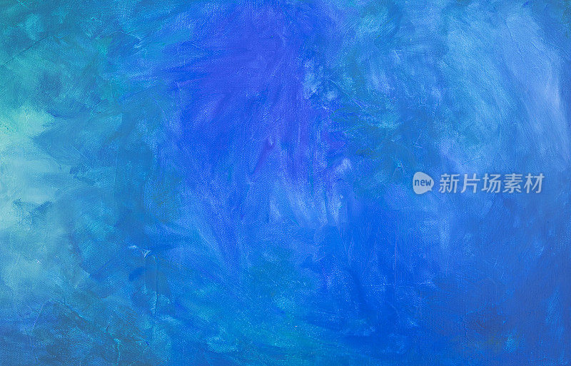 抽象蓝色亚克力画背景与纹理