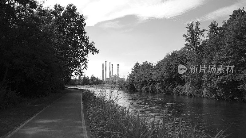 运河和水力发电厂