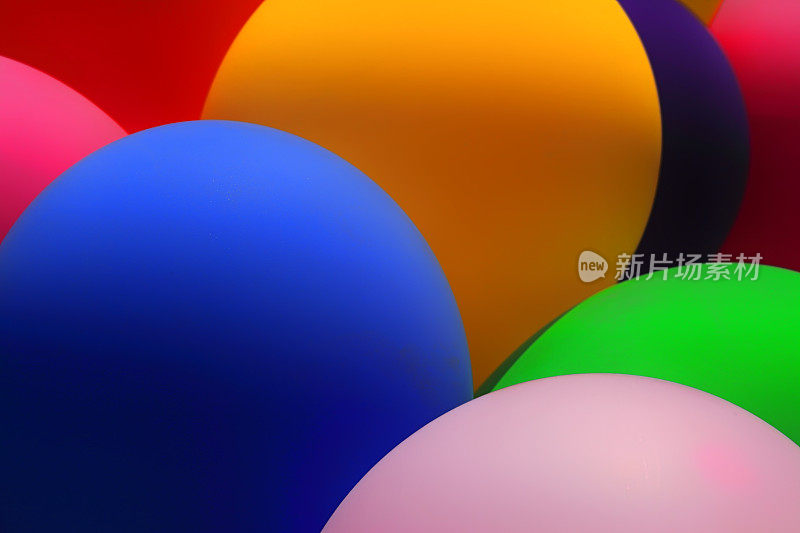 气球特写平滑抽象背景