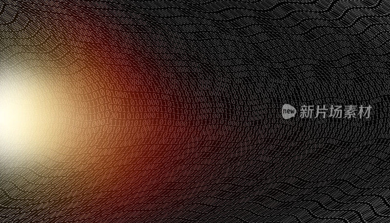 二进制码隧道与光束的数字技术背景