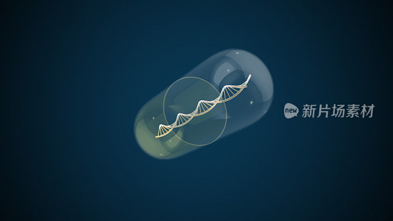 DNA医学概念药丸