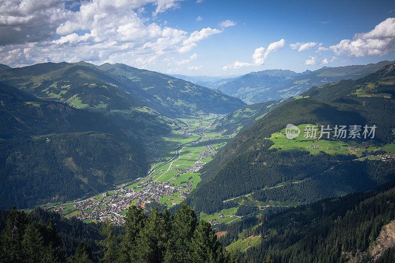 奥地利蒂罗尔的Zillertal