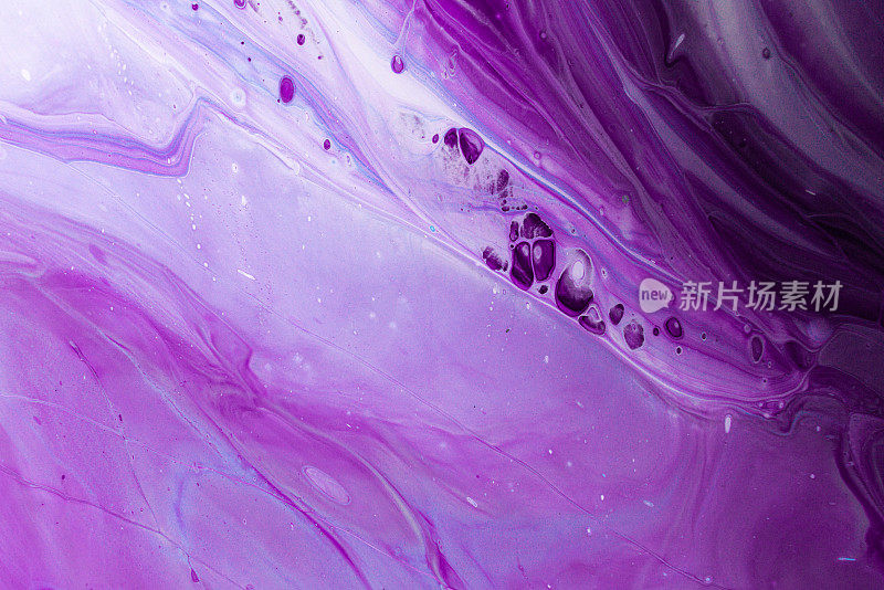 亚克力倾倒抽象艺术-紫色大理石