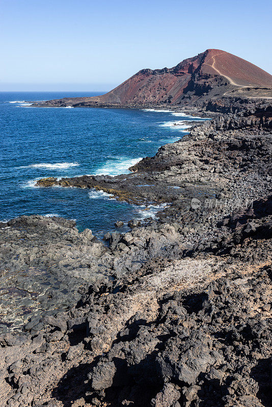 兰萨罗特岛加那利岛上的火山