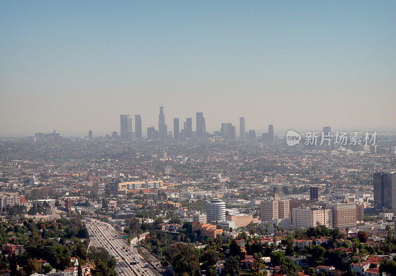 洛杉矶的雾霾天