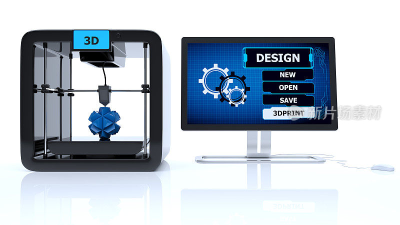 3D打印数字菜单概念