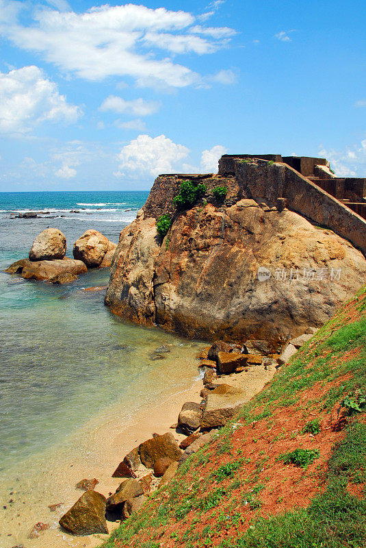 加勒，斯里兰卡:旗石
