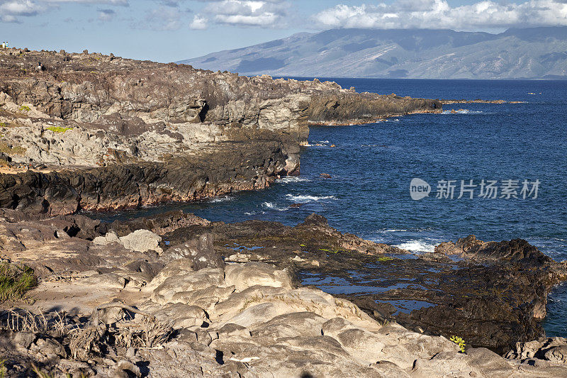 毛伊岛沿海海景